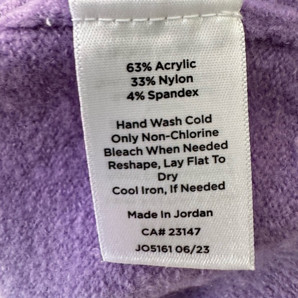 Talbots Lavender Purple Cable Knit Women's Sweater & Statement Necklace - Picture 5 of 12